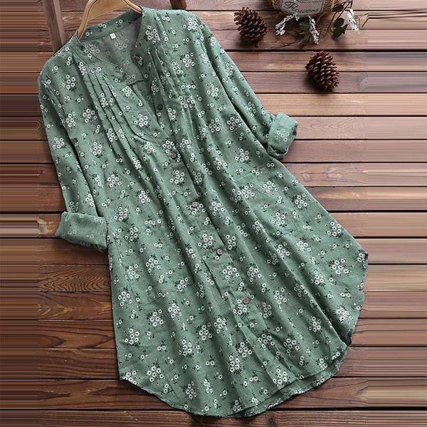 women's blouses & shirts plus size women loose long shirt blouse spring autumn ladies v-neck pleated floral print t-shirt sleeve casual, White
women's blouses & shirts plus size women loose long shirt blouse spring autumn ladies v-neck pleated floral print t-shirt sleeve casual, White