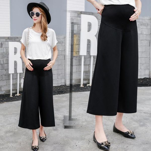 maternity bottoms 2021 spring and summer pregnant women wide leg pants capri thin fashion mom casual, White
maternity bottoms 2021 spring and summer pregnant women wide leg pants capri thin fashion mom casual, White