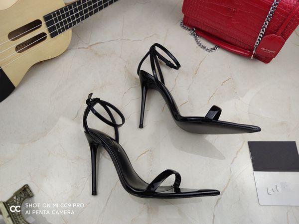 women leather stud sandals t-strap sandal summer high heels rivets shoes ladies, Black
women leather stud sandals t-strap sandal summer high heels rivets shoes ladies, Black