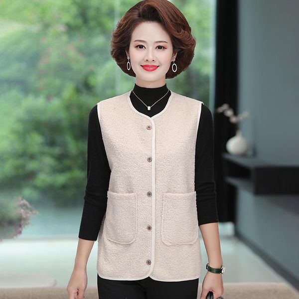 women's vests 2021 fleece women autumn korean plus size sleeveless jackets ladies fashion casual buttons waistcoat female 5xl, Black;white
women's vests 2021 fleece women autumn korean plus size sleeveless jackets ladies fashion casual buttons waistcoat female 5xl, Black;white
