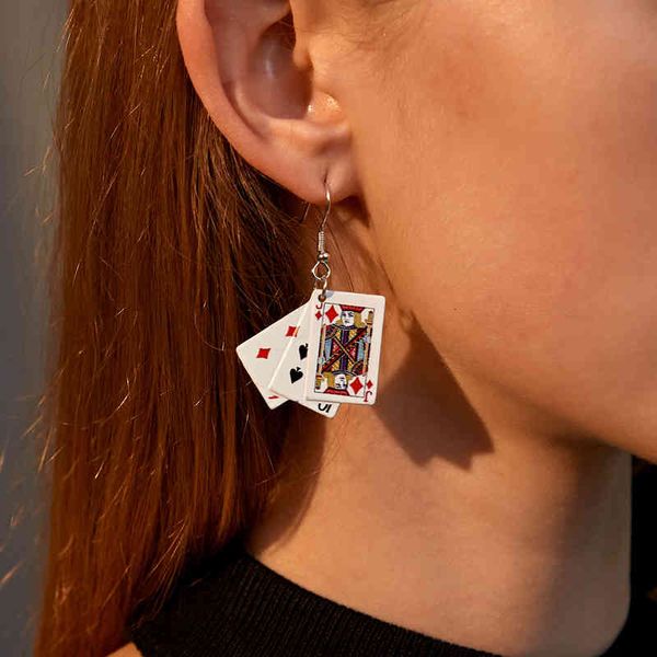 charms ear stud clip rings personalized creative handmade funny playing card cool fun simulation wind net red accessories, Golden
charms ear stud clip rings personalized creative handmade funny playing card cool fun simulation wind net red accessories, Golden