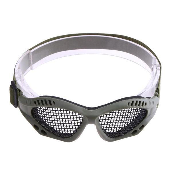metal mesh tactical glasses eye protection shock resistant goggles (green, Black
metal mesh tactical glasses eye protection shock resistant goggles (green, Black