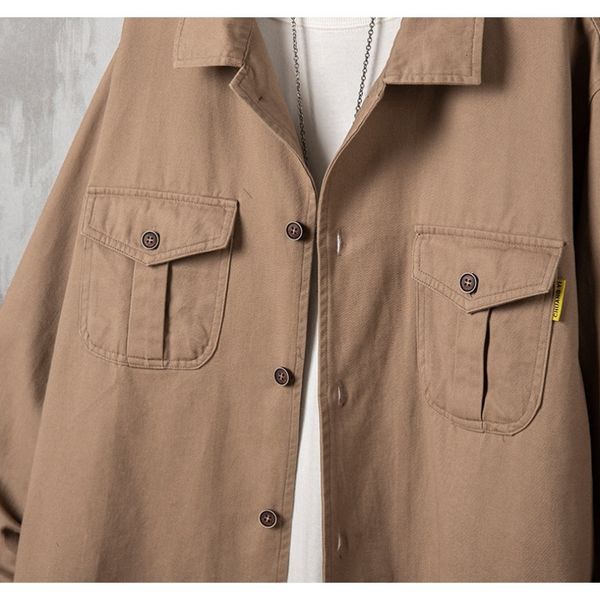 2021 shirt men's spring and autumn new casual fashion long-sleeved ins jacket loose trend japanese retro tooling p4o2, White;black
2021 shirt men's spring and autumn new casual fashion long-sleeved ins jacket loose trend japanese retro tooling p4o2, White;black