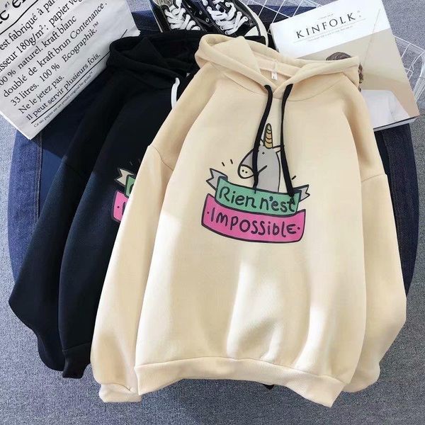2021autumn hoodies women hooded cartoon letter print long sleeve ovesieze kpop sweatshirt women hoodies ing, Black
2021autumn hoodies women hooded cartoon letter print long sleeve ovesieze kpop sweatshirt women hoodies ing, Black