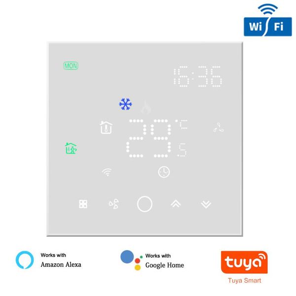 smart home control vancoo tuya thermostat digital temperature wireless touch screen voice lcd display mobile phone program thermoregulator
smart home control vancoo tuya thermostat digital temperature wireless touch screen voice lcd display mobile phone program thermoregulator