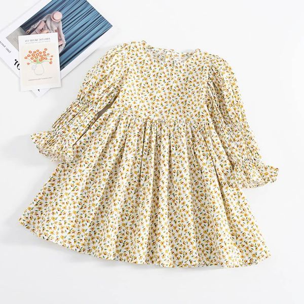 girl's dresses girls casual princess 2021 spring kids baby flowers costume floral children party vestidos long sleeve girl clothes, Red;yellow
girl's dresses girls casual princess 2021 spring kids baby flowers costume floral children party vestidos long sleeve girl clothes, Red;yellow