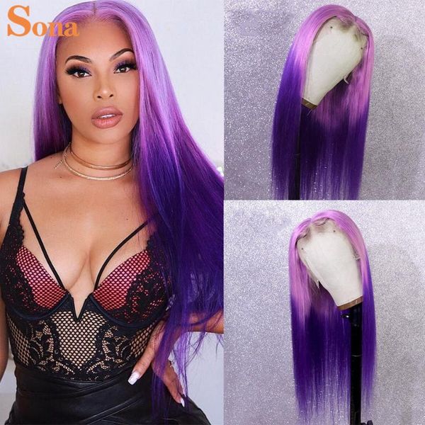 lace wigs purple 2 tones 13x4 front wig brazilian remy ombre orange pink yellow red human hair for women, Black;brown
lace wigs purple 2 tones 13x4 front wig brazilian remy ombre orange pink yellow red human hair for women, Black;brown