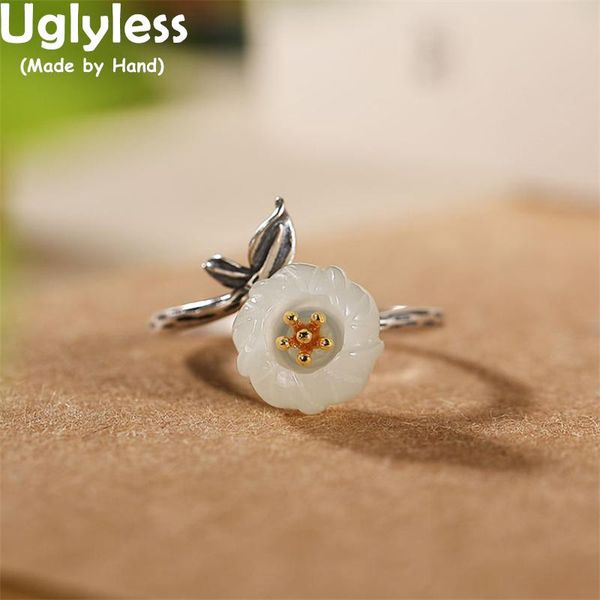 cluster rings uglyless nature jade bowl flower for women thai silver leaves real 925 gemstone vintage jewelry ethnic bijoux, Golden;silver
cluster rings uglyless nature jade bowl flower for women thai silver leaves real 925 gemstone vintage jewelry ethnic bijoux, Golden;silver