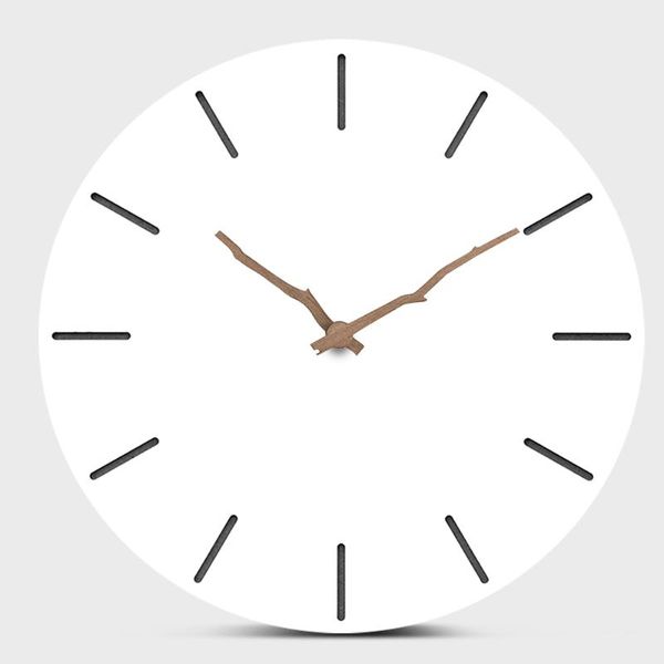 wall clocks modern european mute wooden clock simple white mdf hanging circular wood watch creative quartz living room home decoration
wall clocks modern european mute wooden clock simple white mdf hanging circular wood watch creative quartz living room home decoration
