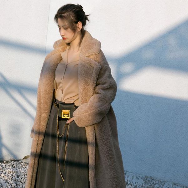 women's wool & blends drop autumn winter women beige teddy coat stylish female thick warm cashmere jacket casual girls streetwear, Black
women's wool & blends drop autumn winter women beige teddy coat stylish female thick warm cashmere jacket casual girls streetwear, Black