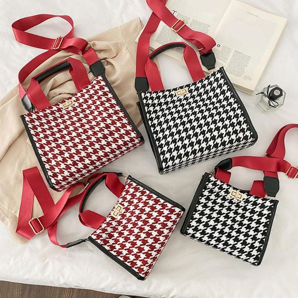 cross body casual houndstooth shoulder pouch large capacity women canvas messenger satchel portable tote handbags handle bags
cross body casual houndstooth shoulder pouch large capacity women canvas messenger satchel portable tote handbags handle bags