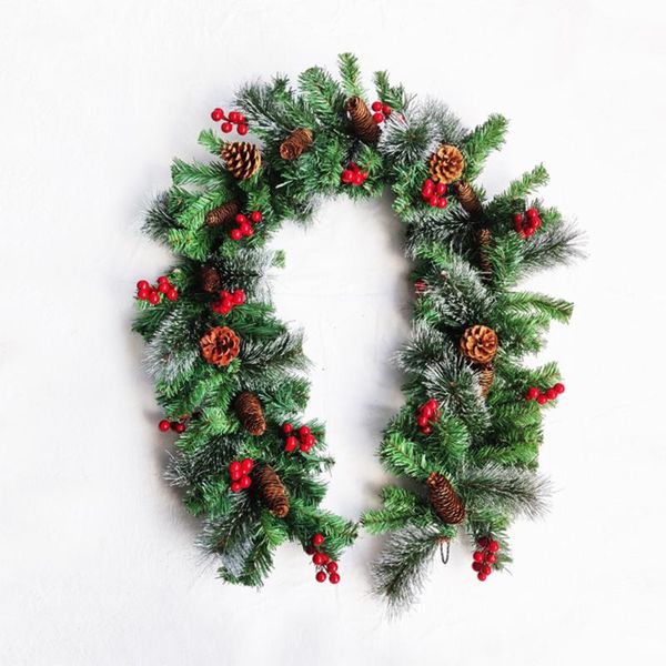 decorative flowers & wreaths 1.9/2.1m christmas wreath artificial garland green xmas home party decor rattan hanging ornament
decorative flowers & wreaths 1.9/2.1m christmas wreath artificial garland green xmas home party decor rattan hanging ornament