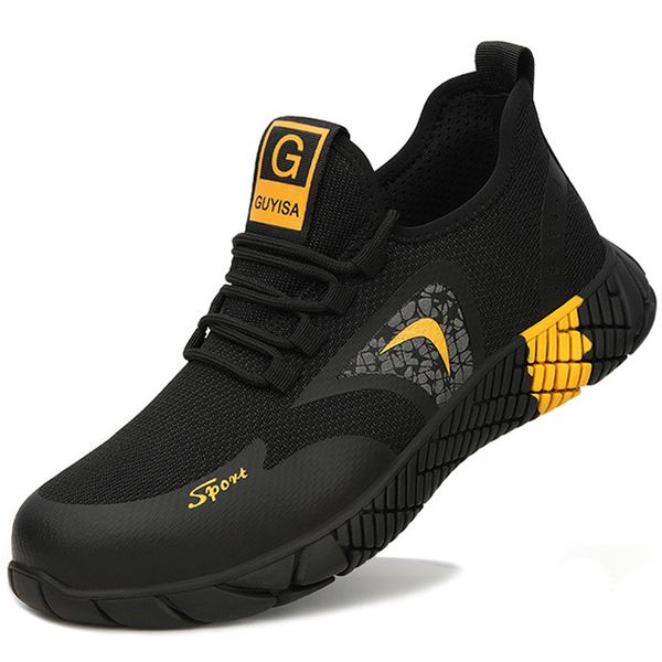 male indestructible work shoes sneakers men boots anti-puncture safety shoes men anti-smash work boots steel toe shoes footwear, Black
male indestructible work shoes sneakers men boots anti-puncture safety shoes men anti-smash work boots steel toe shoes footwear, Black