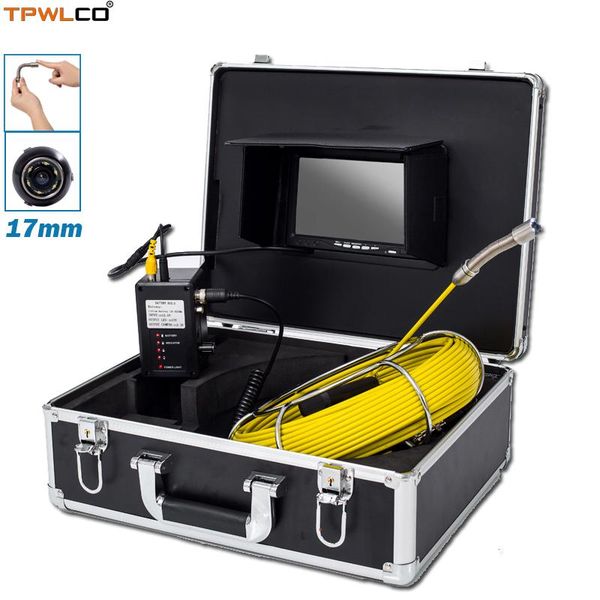 20m cable 7inch monitor waterproof 17mm pipe industrial with 6pcs led lights sewer inspection camera system
20m cable 7inch monitor waterproof 17mm pipe industrial with 6pcs led lights sewer inspection camera system
