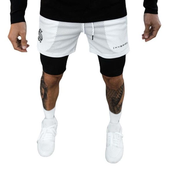 men's shorts 2021 european and american running double-layer hole eye sports fitness printing trend five-point pants, White;black
men's shorts 2021 european and american running double-layer hole eye sports fitness printing trend five-point pants, White;black