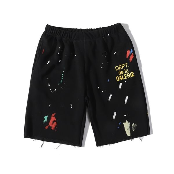 men's shorts high street hand-painted ink splashed distressed mens terry oversize pockets straight retro casual summer short a71d, White;black
men's shorts high street hand-painted ink splashed distressed mens terry oversize pockets straight retro casual summer short a71d, White;black