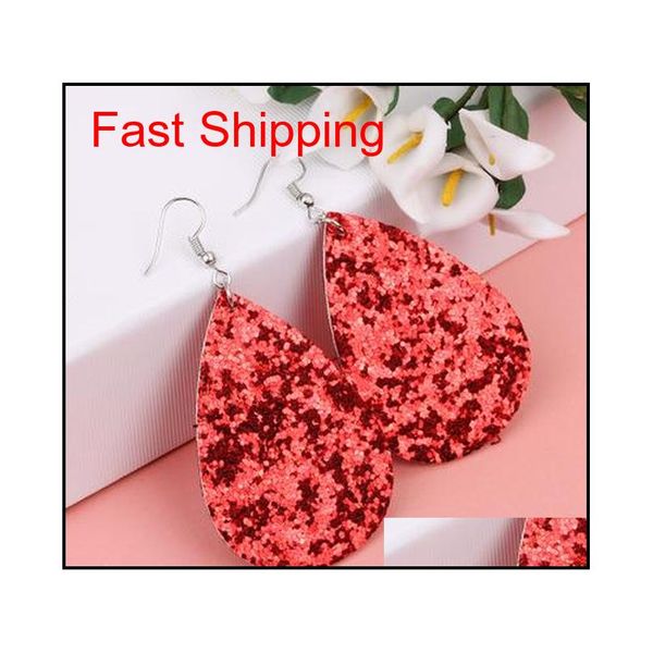 pu sequins drop-shaped earrings bohemian shiny leather earrings drop jewelry long earrings 10colors fashi qylygw dh_seller2010, Silver
pu sequins drop-shaped earrings bohemian shiny leather earrings drop jewelry long earrings 10colors fashi qylygw dh_seller2010, Silver
