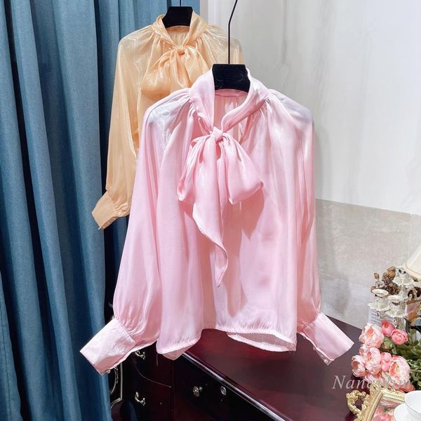 women's blouses & shirts big bow shirt women spring and autumn lantern sleeve loose inner wear outwear all-match blusas femme 2021, White
women's blouses & shirts big bow shirt women spring and autumn lantern sleeve loose inner wear outwear all-match blusas femme 2021, White