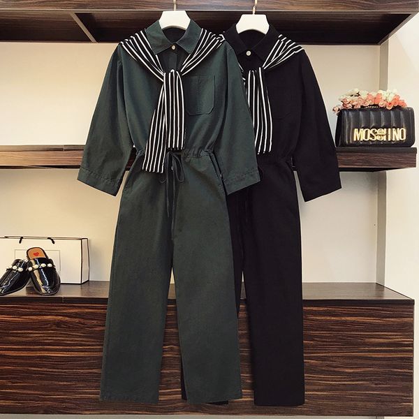 autumn plus size casual cargo suit shawl pocket sports in general solid female winter streetwear fashion coveralls clothes qumv, Black
autumn plus size casual cargo suit shawl pocket sports in general solid female winter streetwear fashion coveralls clothes qumv, Black