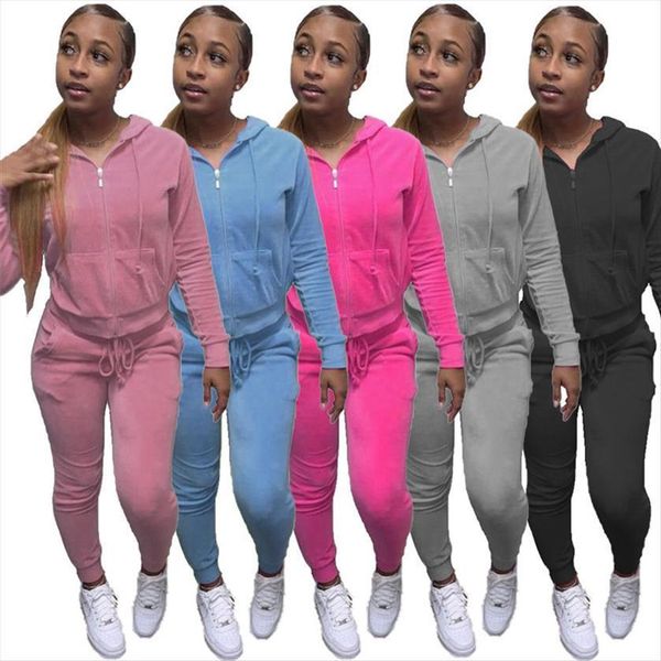 2 piece sets outfits winter womenpant and long sleeve hoodies joggers suit velour tracksuit wholesale dropshipping, White
2 piece sets outfits winter womenpant and long sleeve hoodies joggers suit velour tracksuit wholesale dropshipping, White