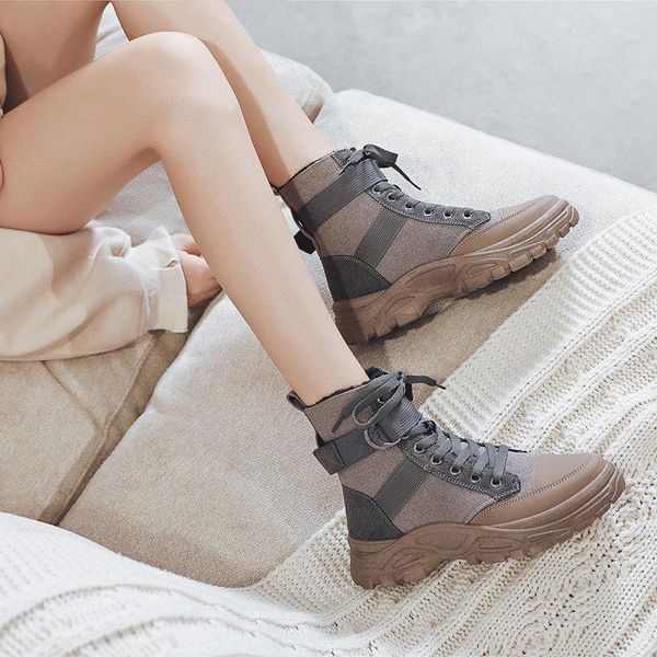 boots women boot winter warm british wind round toe mid-heel thick with short high-motorcycle shoes platform, Black
boots women boot winter warm british wind round toe mid-heel thick with short high-motorcycle shoes platform, Black