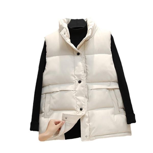 women's vests korean waistcoat vest women autumn winter plus size 5 colors short cotton thick jacket, Black;white
women's vests korean waistcoat vest women autumn winter plus size 5 colors short cotton thick jacket, Black;white