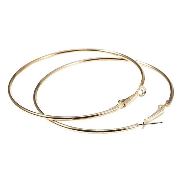 hoop & huggie sell 1pair women gold color earrings 5cm metal big circle smooth large round ring fashion, Golden;silver
hoop & huggie sell 1pair women gold color earrings 5cm metal big circle smooth large round ring fashion, Golden;silver