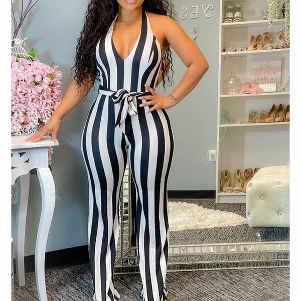 women's pants & capris 2021 v-neck strapless high waist flared belt jumpsuit casual temperament commute streetwear summer clothes, Black;white
women's pants & capris 2021 v-neck strapless high waist flared belt jumpsuit casual temperament commute streetwear summer clothes, Black;white
