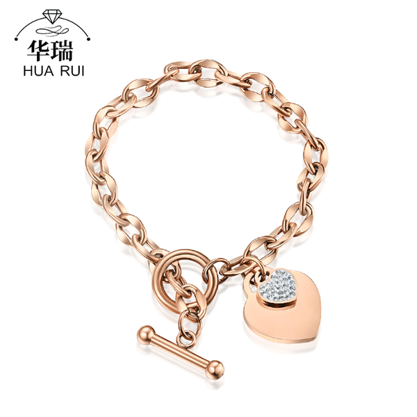 link, chain korean trending stailess steel love zircon bracelets ot buckle elegant ladies bracelet women fashion bangles charm jewelry, Black
link, chain korean trending stailess steel love zircon bracelets ot buckle elegant ladies bracelet women fashion bangles charm jewelry, Black