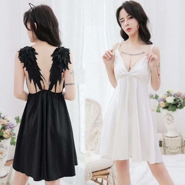 women satin dress deep v style erotic clothing cosplay outfit backless sleeveless sn-hot
women satin dress deep v style erotic clothing cosplay outfit backless sleeveless sn-hot