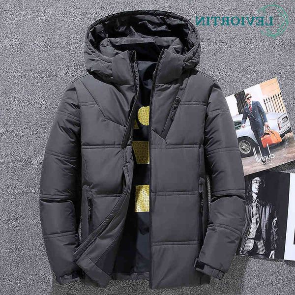 youth fashion men's white duck down jacket outdoor winter sthick warm cold-proof hooded breathable coats for male, Black
youth fashion men's white duck down jacket outdoor winter sthick warm cold-proof hooded breathable coats for male, Black