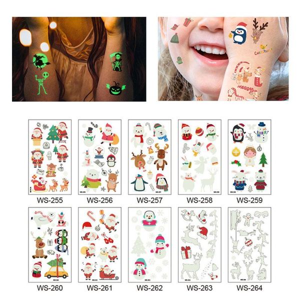 temporary tattoos luminous tattoo stickers christmas waterproof fluorescent kid face fake sticker various patterns small body art for child
temporary tattoos luminous tattoo stickers christmas waterproof fluorescent kid face fake sticker various patterns small body art for child