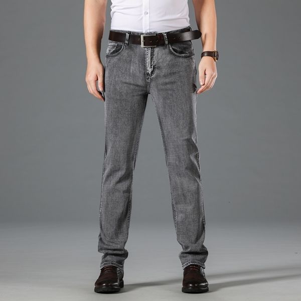 2021 autumn new dark gray advanced stretch men's jeans business casual regular fit cotton denim pants male brand trousersrhce, Blue
2021 autumn new dark gray advanced stretch men's jeans business casual regular fit cotton denim pants male brand trousersrhce, Blue