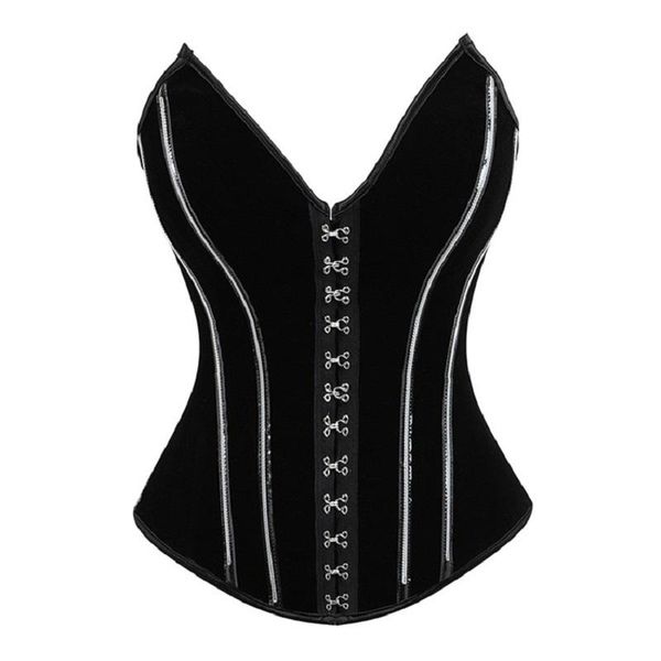 women striped overbust corsets underwear dress velvet bustiers metal buckle vintage waist trainer lace up shaper black, Black;white
women striped overbust corsets underwear dress velvet bustiers metal buckle vintage waist trainer lace up shaper black, Black;white