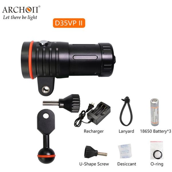archon d35vp ii w41vp diving video light 4* cree xm-l2 max 2600 lumen dive torch 100m underwater spot light with battery charger
archon d35vp ii w41vp diving video light 4* cree xm-l2 max 2600 lumen dive torch 100m underwater spot light with battery charger