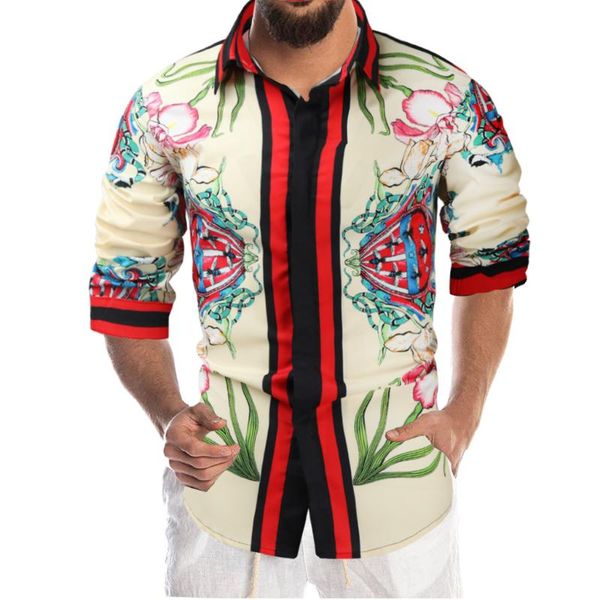 men's dress shirts 2021 long-sleeved shirt korean fashion casual color matching printing simple slim mens vintage clothing, White;black
men's dress shirts 2021 long-sleeved shirt korean fashion casual color matching printing simple slim mens vintage clothing, White;black