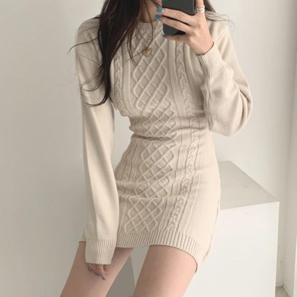 casual dresses fashion hollow out waist sweater dress 2021 women autumn winter high elastic twist knitted bodycon mini, Black;gray
casual dresses fashion hollow out waist sweater dress 2021 women autumn winter high elastic twist knitted bodycon mini, Black;gray