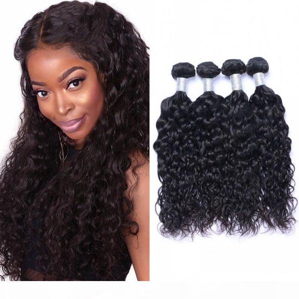 mongolian hair water wave bundles wet and wavy human hair double weft non remy human hair extensions 4 bundles, Black
mongolian hair water wave bundles wet and wavy human hair double weft non remy human hair extensions 4 bundles, Black