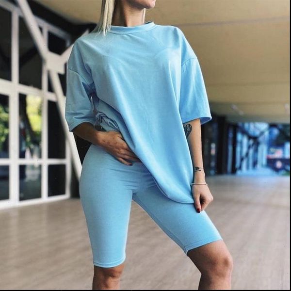 casual loose women t shirt bodycon biker shorts belt 3 piece set sports summer fitness solid color streetwear outfits, Gray
casual loose women t shirt bodycon biker shorts belt 3 piece set sports summer fitness solid color streetwear outfits, Gray
