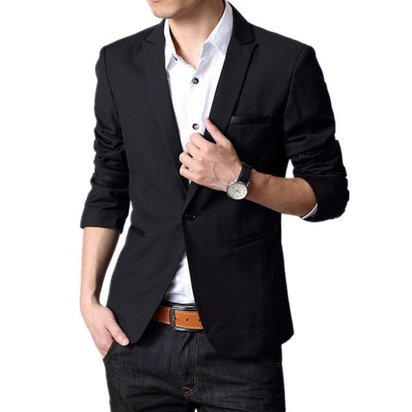 men's suits & blazers autumn man slim fit blazer masculino dress men formal scene suit brand mens wedding, White;black
men's suits & blazers autumn man slim fit blazer masculino dress men formal scene suit brand mens wedding, White;black