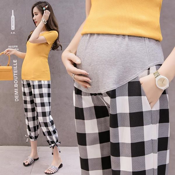 maternity bottoms pregnant women casual stretch super high waist pants home loose fashion adjustable abdominal sports, White
maternity bottoms pregnant women casual stretch super high waist pants home loose fashion adjustable abdominal sports, White