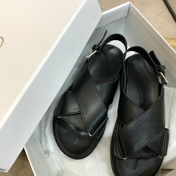 sandals 2021 summer cowhide leather female ins tide fairy style student flat thick bottom cross roman shoes, Black
sandals 2021 summer cowhide leather female ins tide fairy style student flat thick bottom cross roman shoes, Black