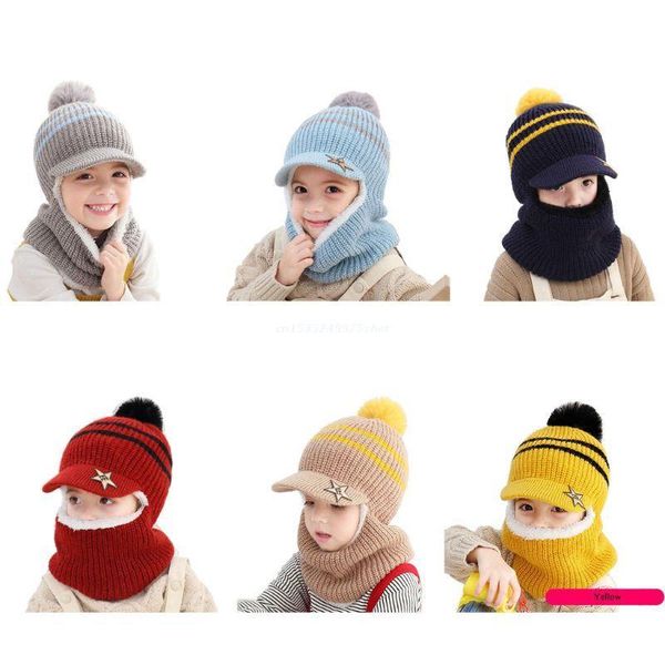 caps & hats girls boys winter warm hat toddler baby knit fleece lining beanie earflap hood scarves kids balaclava skiing dropship, Yellow
caps & hats girls boys winter warm hat toddler baby knit fleece lining beanie earflap hood scarves kids balaclava skiing dropship, Yellow