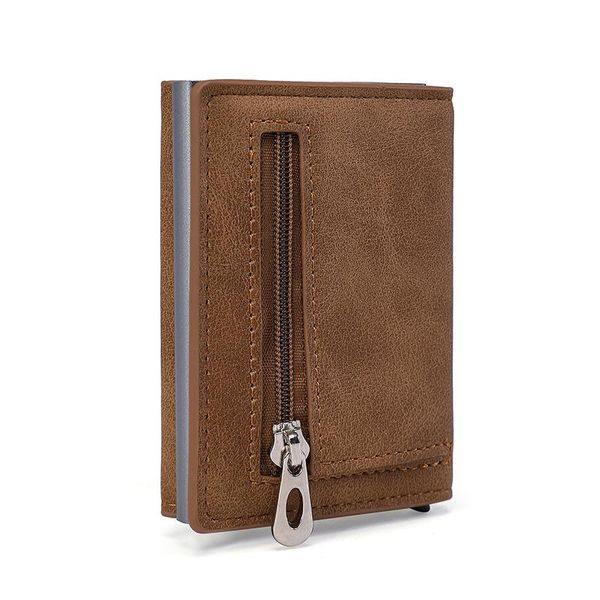 card holders bisi goro rfid aluminium holder coin purse travel upgrade pu leater metal box case bag business, Brown;gray
card holders bisi goro rfid aluminium holder coin purse travel upgrade pu leater metal box case bag business, Brown;gray