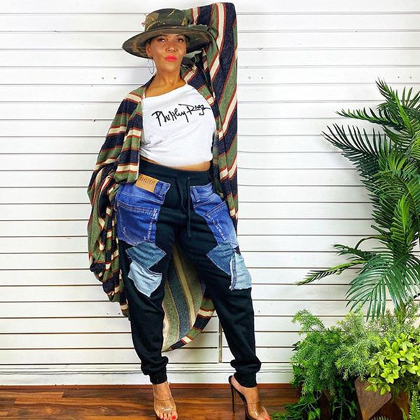 2021 new plus size pocket print patchwork sweatpants high waist for women streetwear joggers ladies trousers cargo pants g6z9, Black;white
2021 new plus size pocket print patchwork sweatpants high waist for women streetwear joggers ladies trousers cargo pants g6z9, Black;white