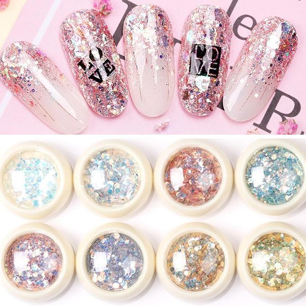 nail glitter 8pcs/set mermaid 3d flakes hexagon colorful sequins uv gel polish sparkling powder dust diy charm, Silver;gold
nail glitter 8pcs/set mermaid 3d flakes hexagon colorful sequins uv gel polish sparkling powder dust diy charm, Silver;gold