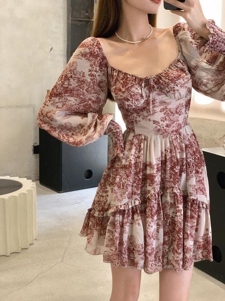 casual dresses coigarsam women's autumn dress spring 2021 office lady french style full sleeve floral print high waist v-neck, Black;gray
casual dresses coigarsam women's autumn dress spring 2021 office lady french style full sleeve floral print high waist v-neck, Black;gray