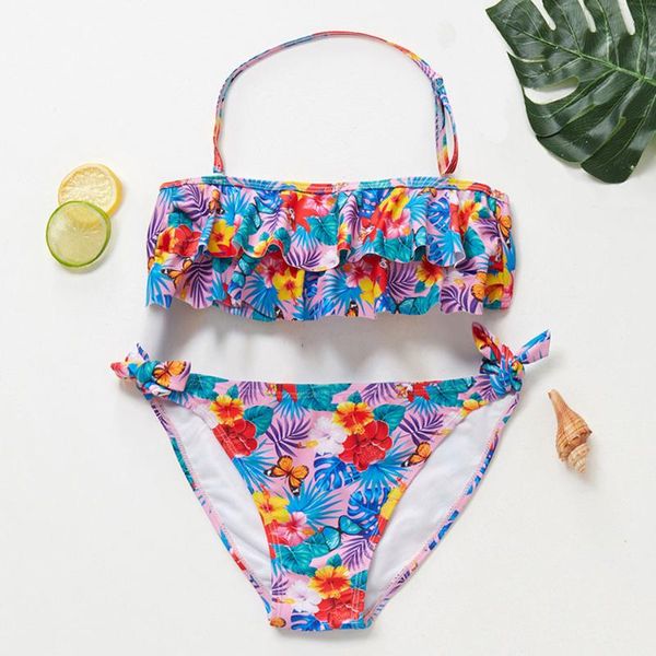 ruffle girl swimsuit 7-16 years teenage girl bikini set halter bathing suit tropical plants 2 piece children's swimwear
ruffle girl swimsuit 7-16 years teenage girl bikini set halter bathing suit tropical plants 2 piece children's swimwear