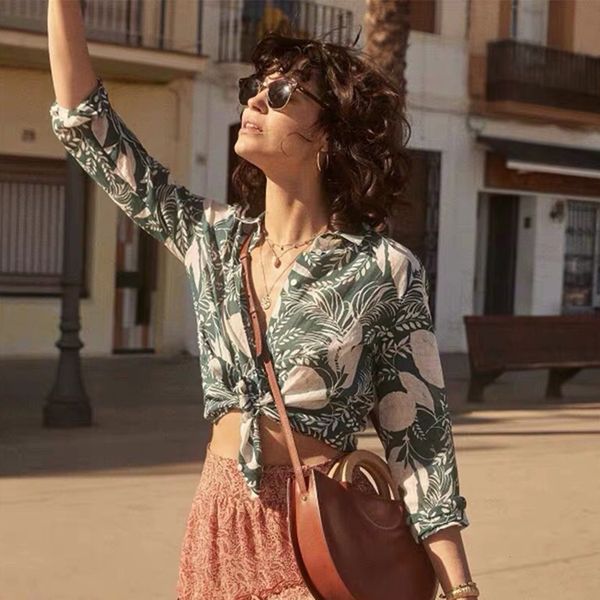 2021 new foliage printed shirts women summer casual long sleeve buttons cotton blouse office lady camisas mujer autumn fsxl, White;black
2021 new foliage printed shirts women summer casual long sleeve buttons cotton blouse office lady camisas mujer autumn fsxl, White;black