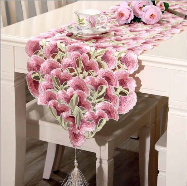 gorgeous polyester embroidery table runner embroidered floral red beige table cloth runners home decor b34
gorgeous polyester embroidery table runner embroidered floral red beige table cloth runners home decor b34